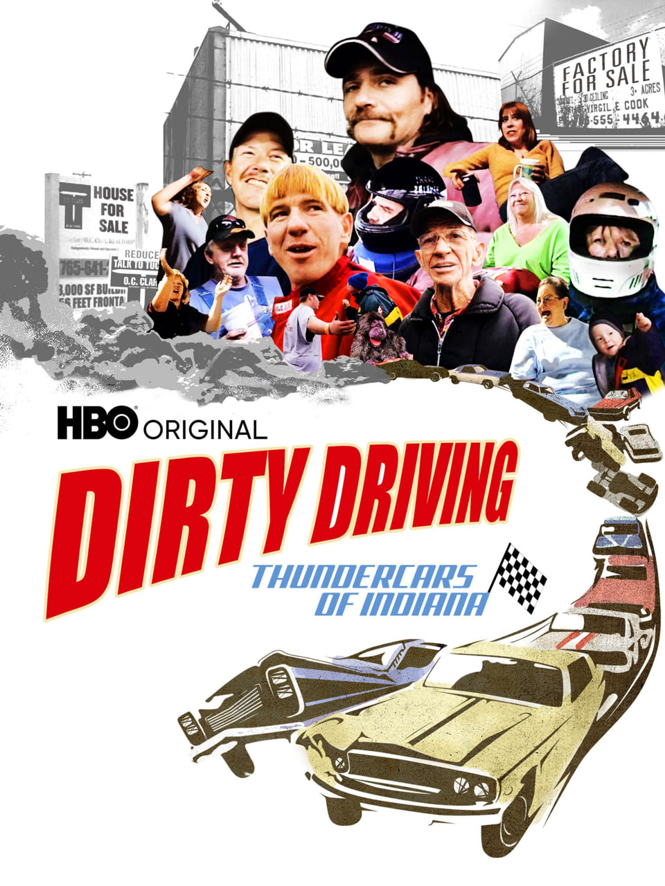肮脏驾驶印第安纳州的雷霆车
